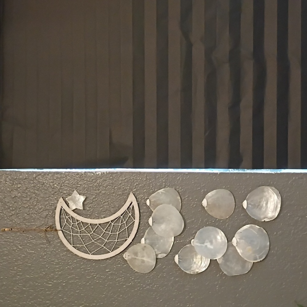 Moon and Star Wall Hanging Decor